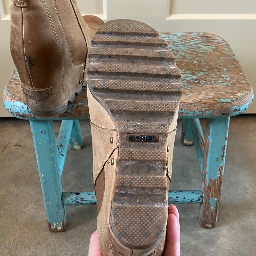 Sorel Brown Ankle Booties - Picture 6 of 9